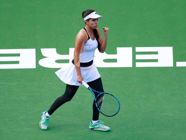 Camila Osorio de Colombia en el GNP Seguros WTA Monterrey Open 2022 (Photo by Gonzalo Gonzalez/Jam Media/Getty Images)