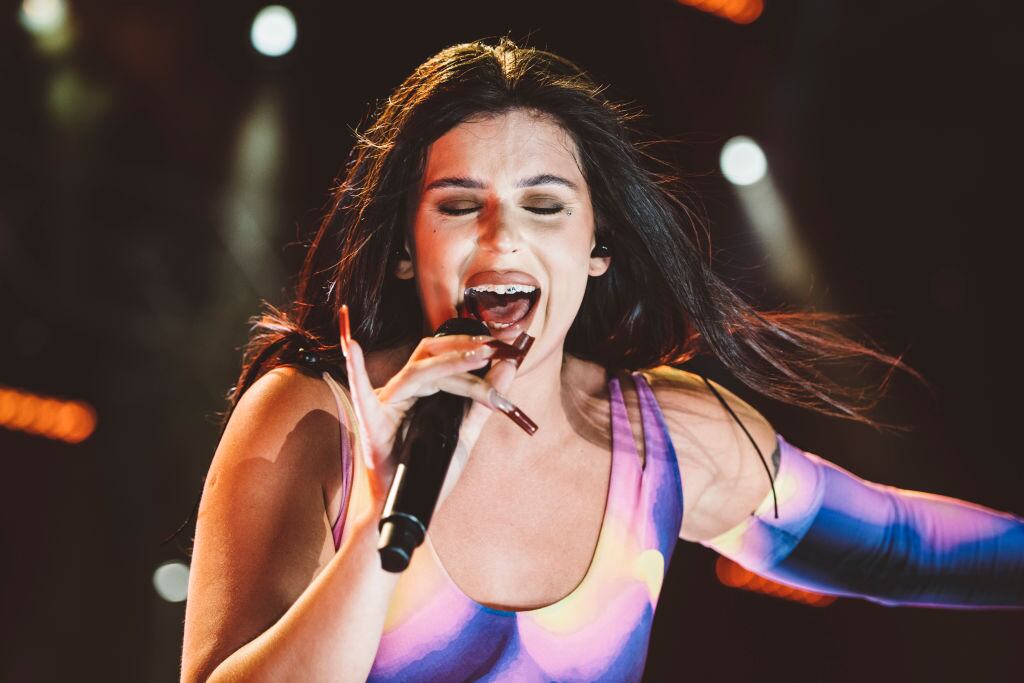 La cantante argentina Nathy Peluso. (Photo by Mariano Regidor/Redferns)