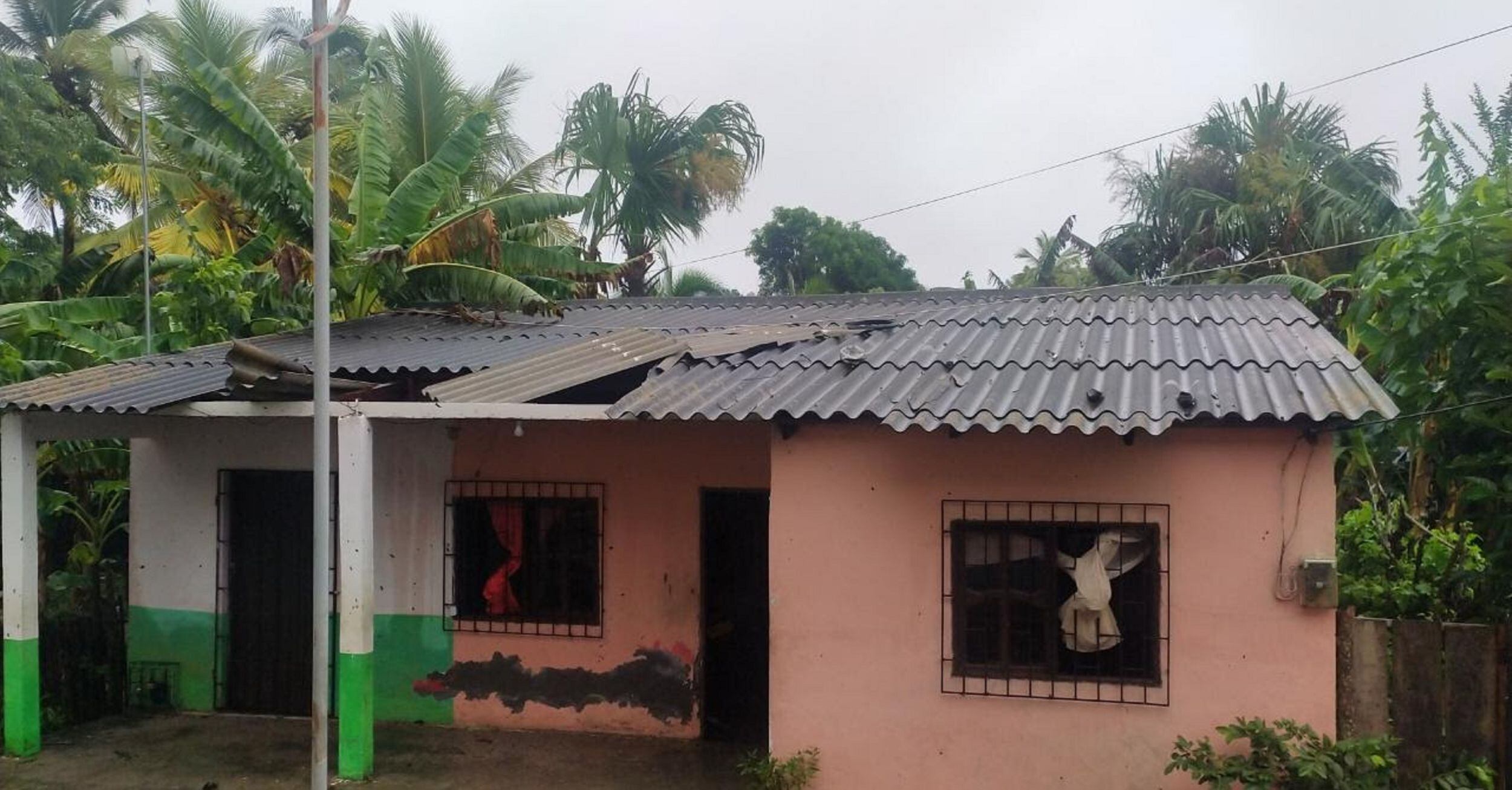 Vendaval deja más de 400 viviendas afectadas en Córdoba. Cortesía Defensa Civil.