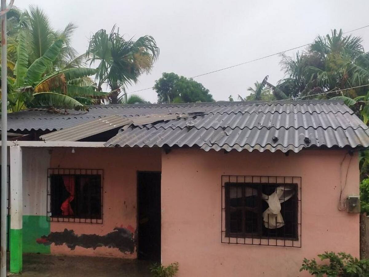 Vendaval deja más de 400 viviendas afectadas en Córdoba