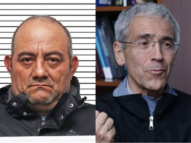 Otoniel y padre de roux. Foto: Colprensa