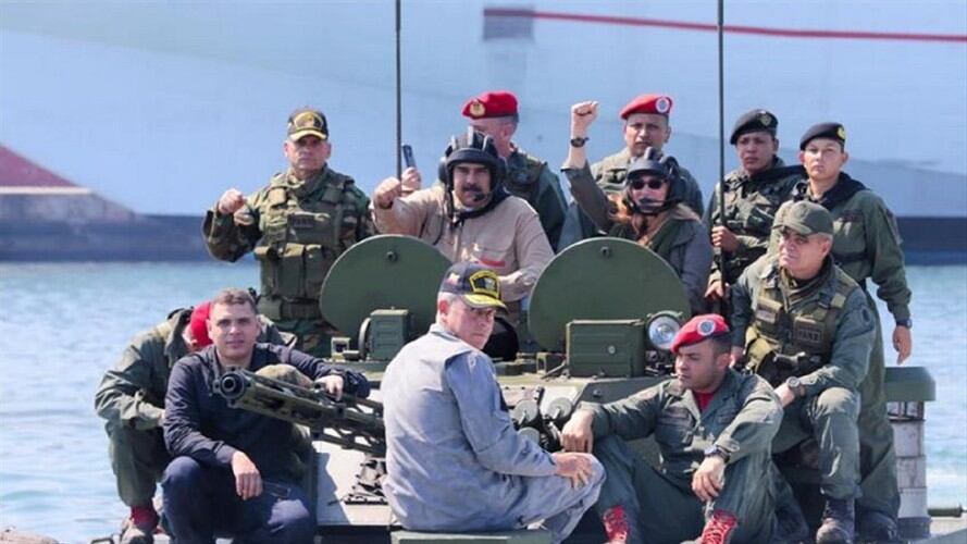 Ejercicios militares . Foto: Twitter Nicolás Maduro