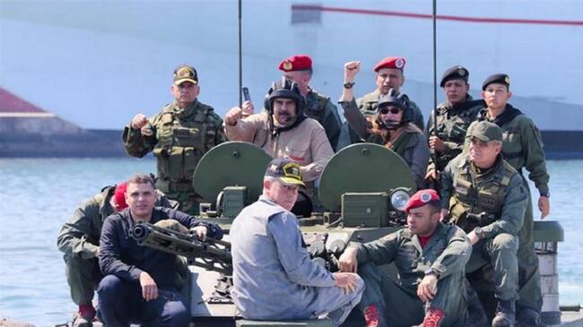 Ejercicios militares . Foto: Twitter Nicolás Maduro