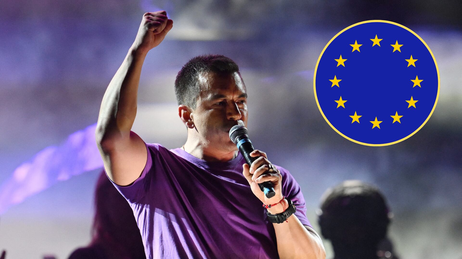 Daniel Noboa. Foto:RAUL ARBOLEDA/AFP via Getty Images.