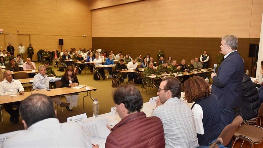 Duque agregó que su Gobierno tiene “una agenda muy clara". Foto: Foto: Presidencia