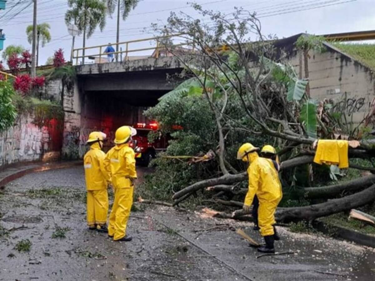 Fuertes lluvias generan varias emergencias en el Área Metropolitana de Pereira