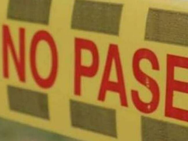 El doble homicidio se registró en el sector de La Cucharita, cerca a la cabecera municipal. Crédito: Colprensa.