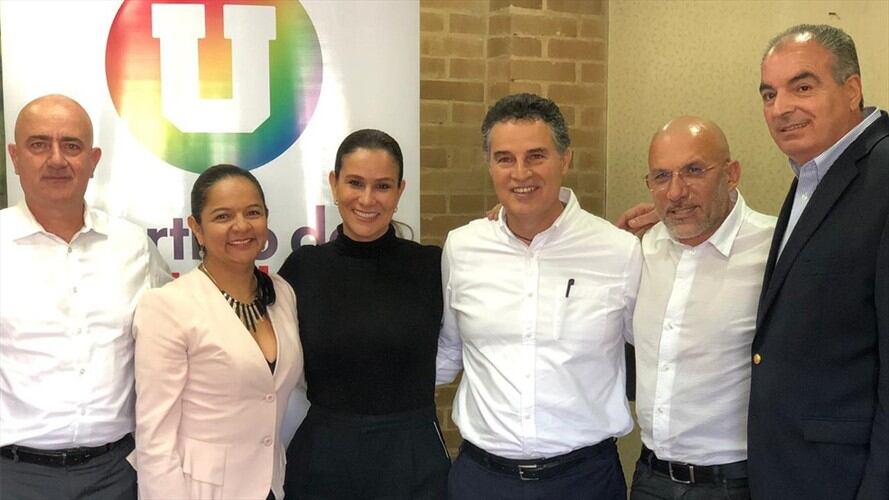 Listo el apoyo de La U a la candidatura de Aníbal Gaviria a la Gobernación de Antioquia.. Foto: Cortesía