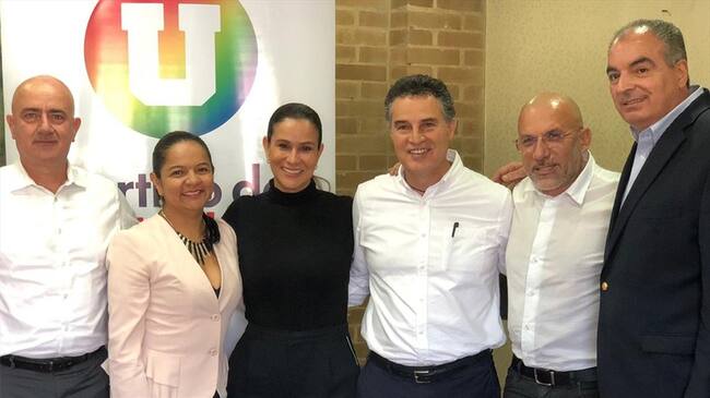 Listo el apoyo de La U a la candidatura de Aníbal Gaviria a la Gobernación de Antioquia.. Foto: Cortesía