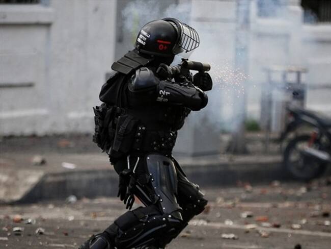 Denuncia de agresiones contra periodistas en Sibaté. Foto: Colprensa
