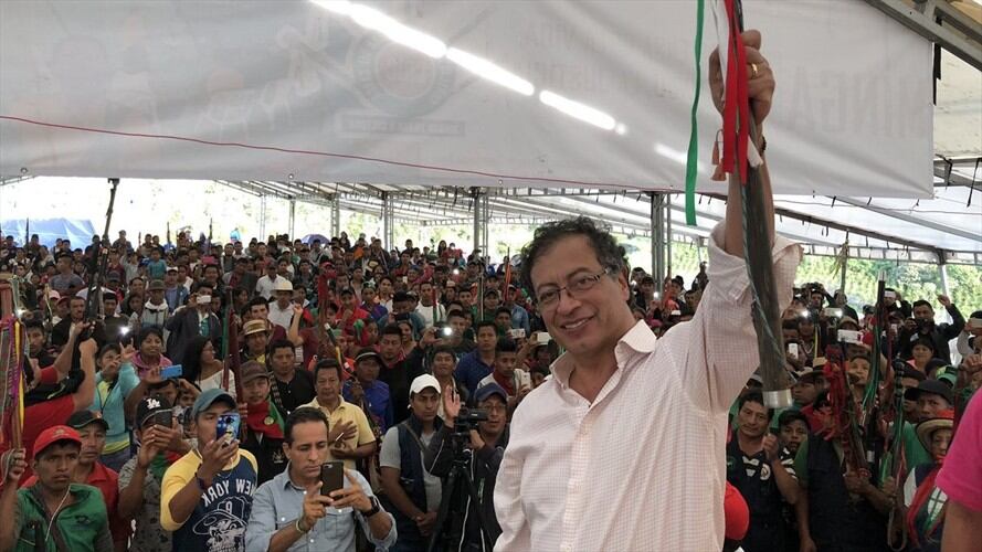 El senador Gustavo Petro. Foto: Twitter Gustavo Petro