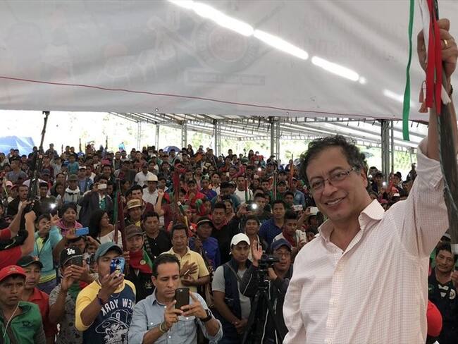 El senador Gustavo Petro. Foto: Twitter Gustavo Petro