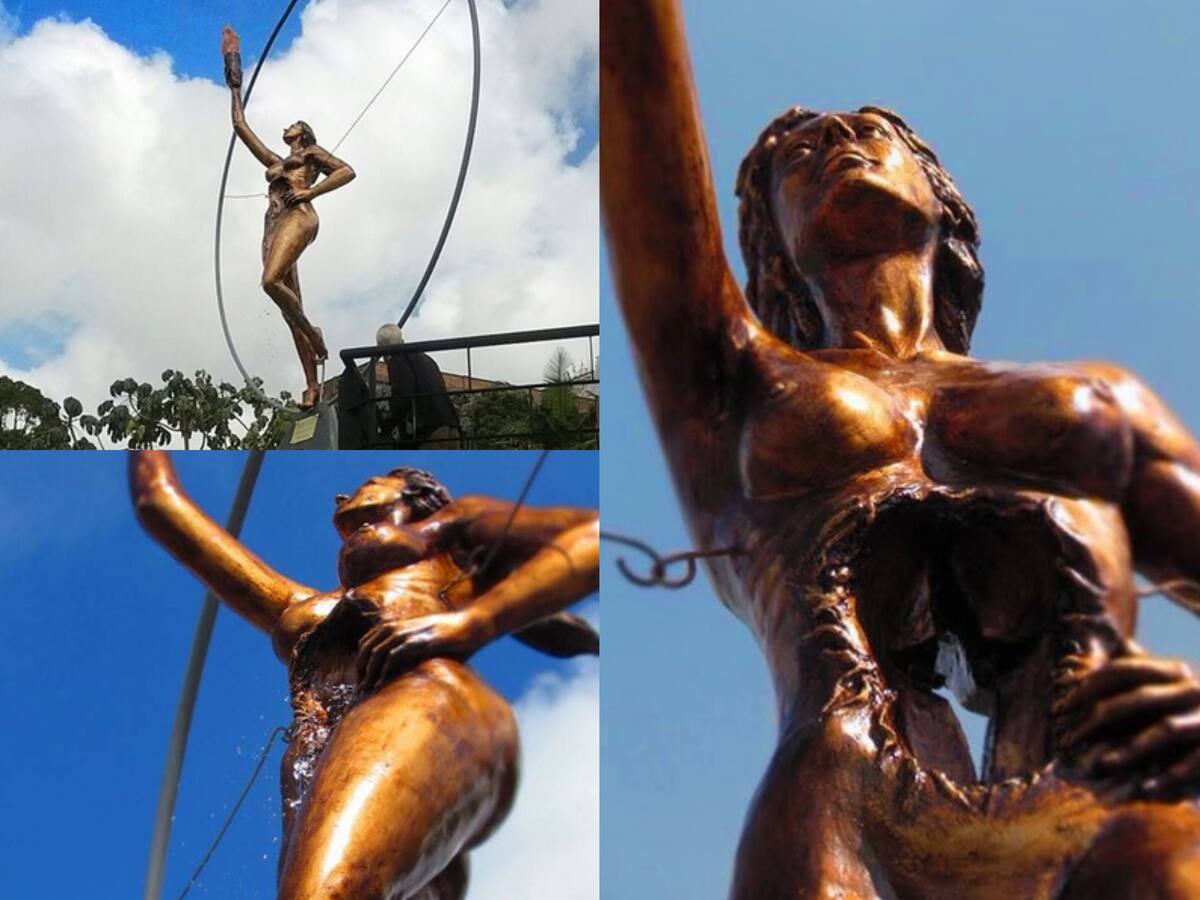 Artista denuncia retiro irregular de obra simbólica para las víctimas del conflicto en Yarumal