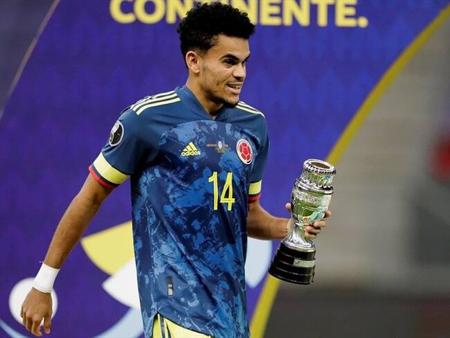 Lucho Díaz se despide de la Copa América como el jugador más valioso. . Foto: Efe/Joedson Alves