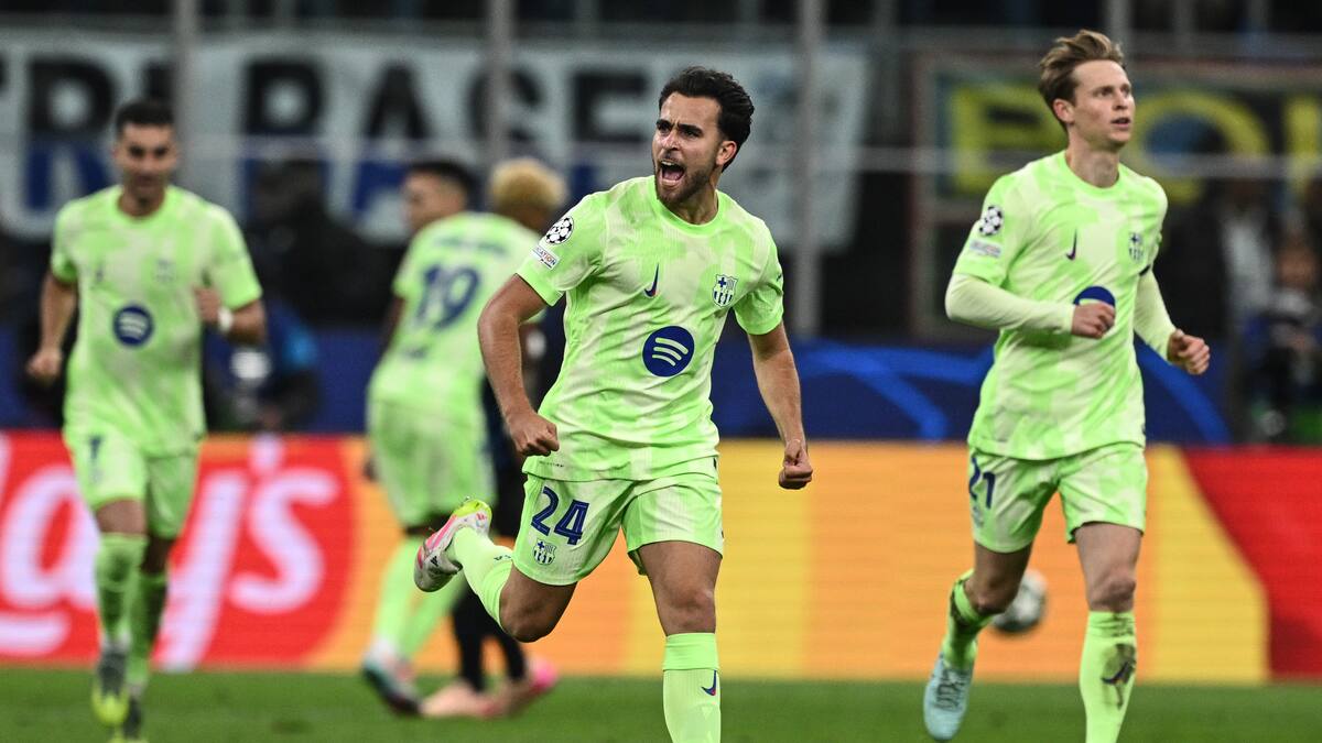 Video: zapatazo de Eric García para descontar 2-1 ante el Inter por Champions League