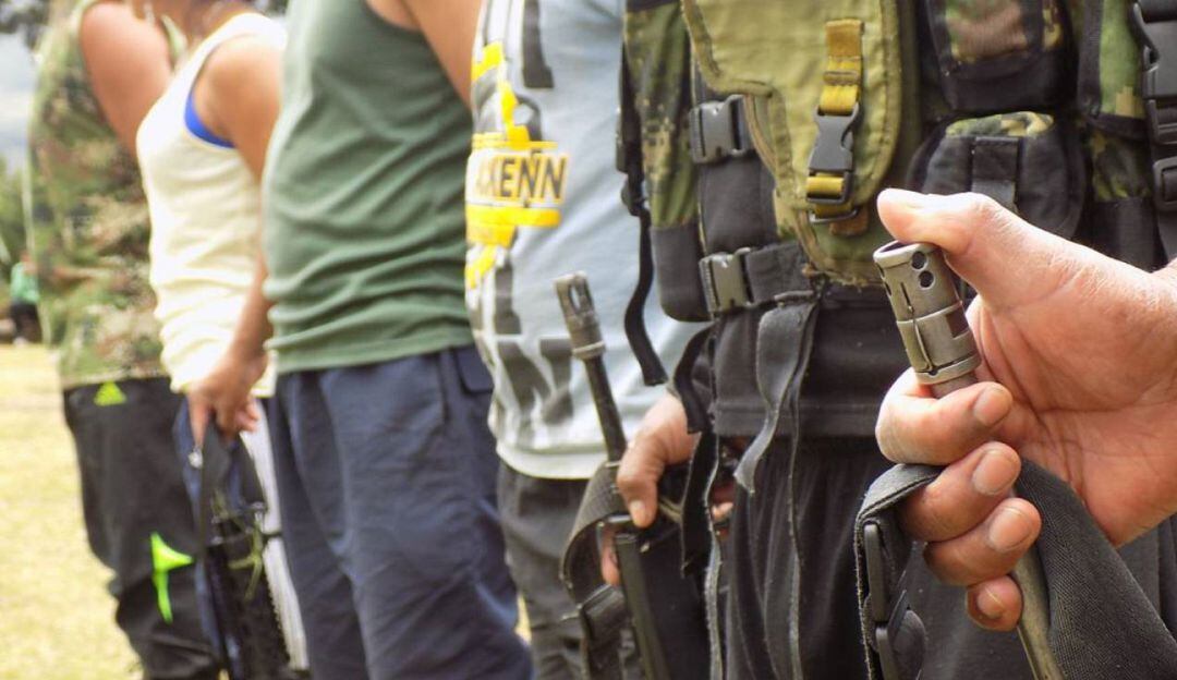 Reclutamiento de menores. Foto: Colprensa