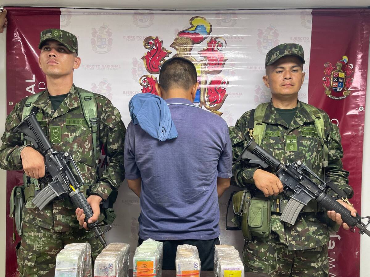 Capturan a presunto disidente con más de $600 millones producto de extorsión en Caquetá