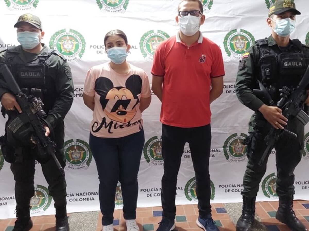 Capturan a una pareja de esposos por extorsión en Montería