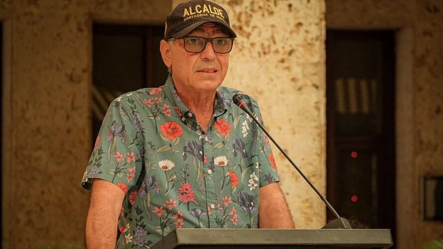 William Dau, alcalde de Cartagena. Foto: Archivo