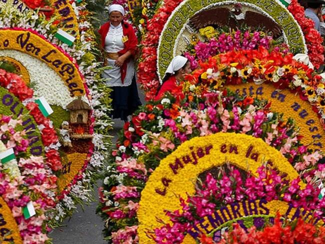 Silletas florales llenarán de color la misa del papa Francisco en Medellín. Foto: Colprensa