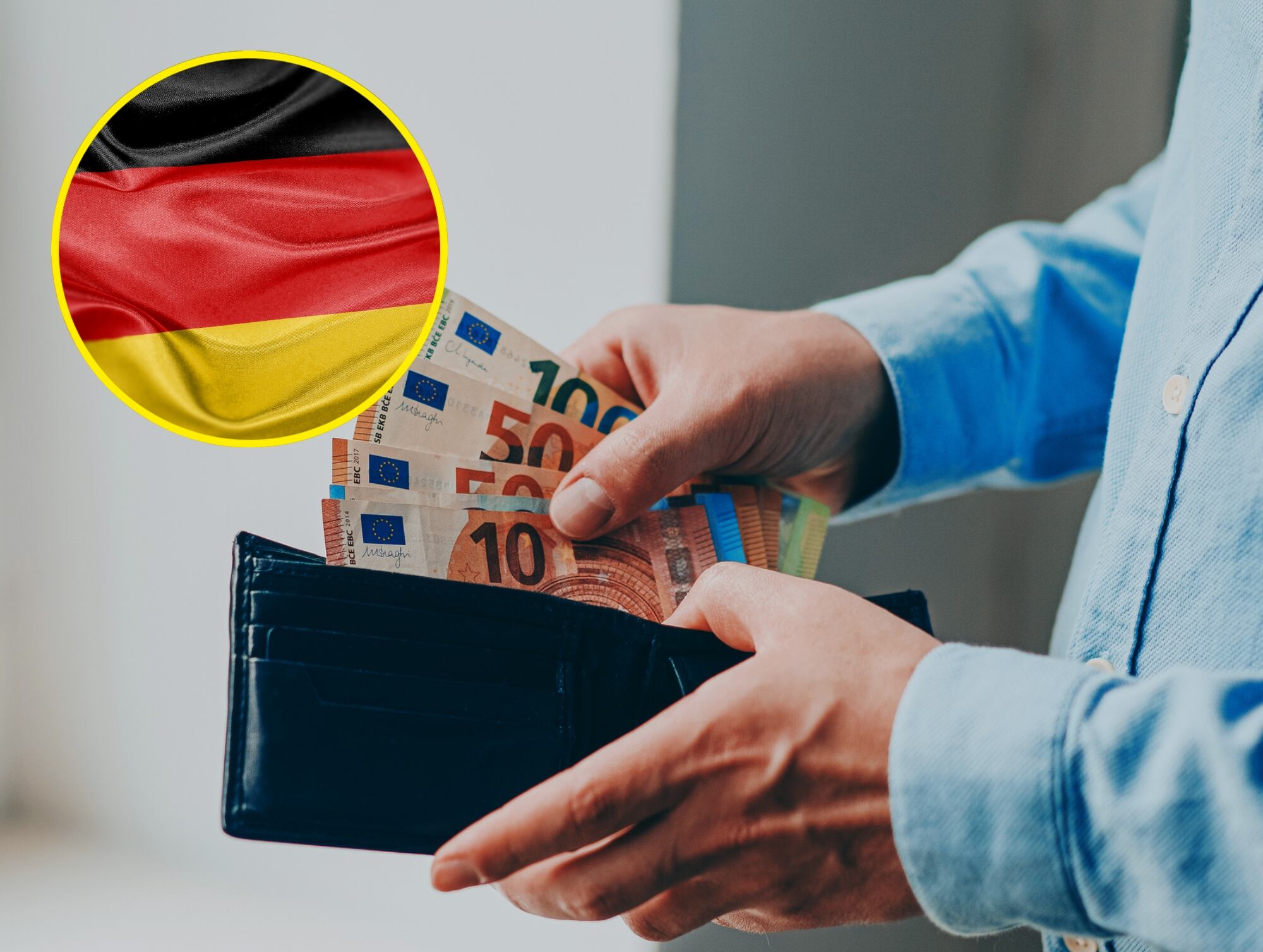 Euros y bandera de Alemania. I Fotos: Getty Images.