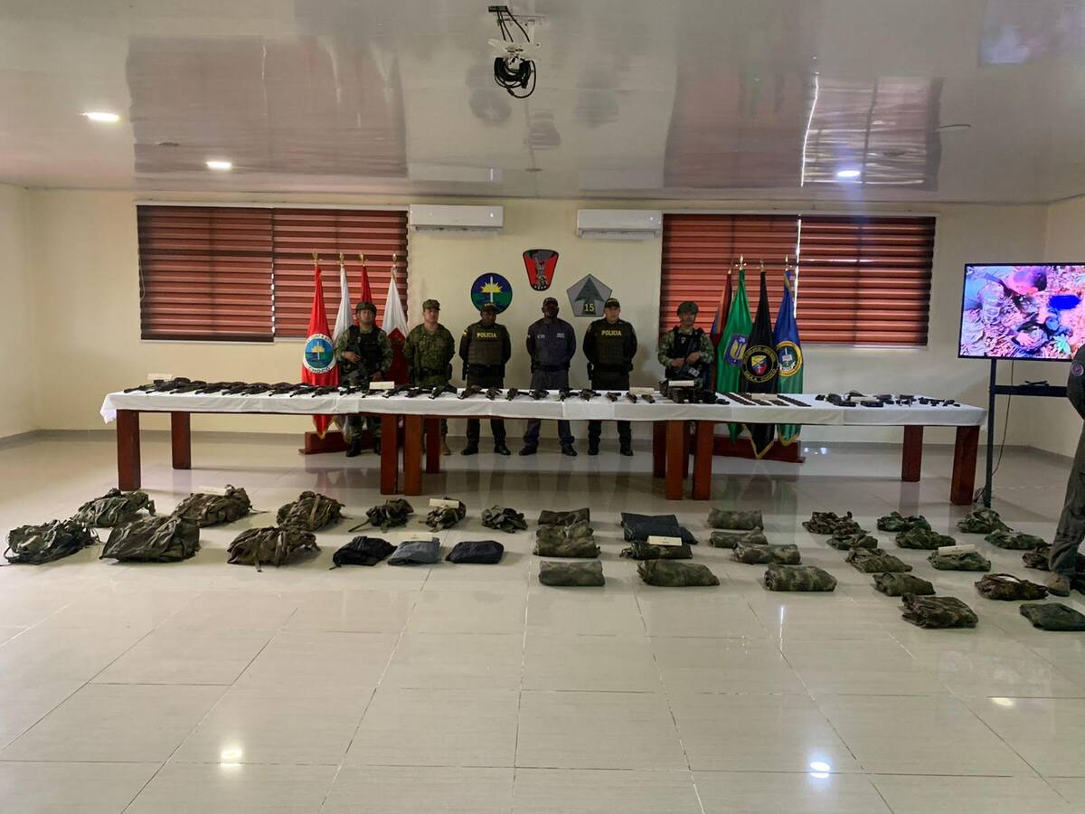 Descubren depósito de armas del Clan del Golfo en el Chocó