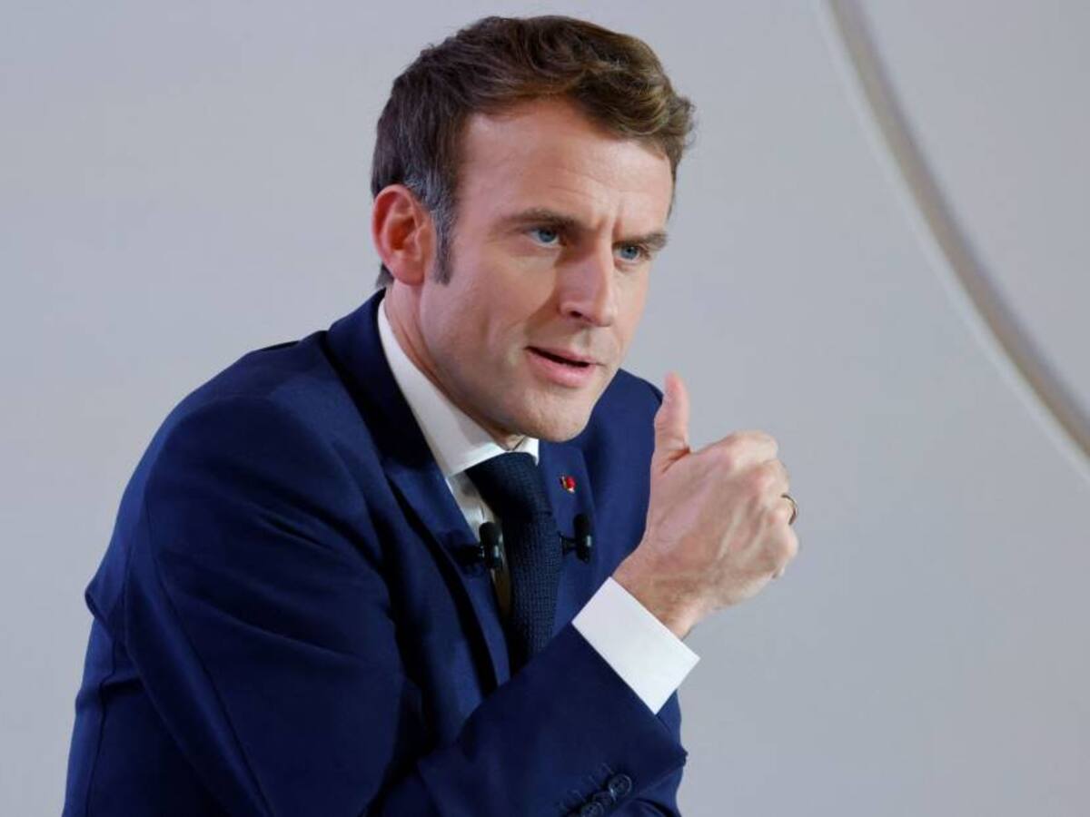 Macron aseguró que referéndum en Ucrania no será reconocido internacionalmente
