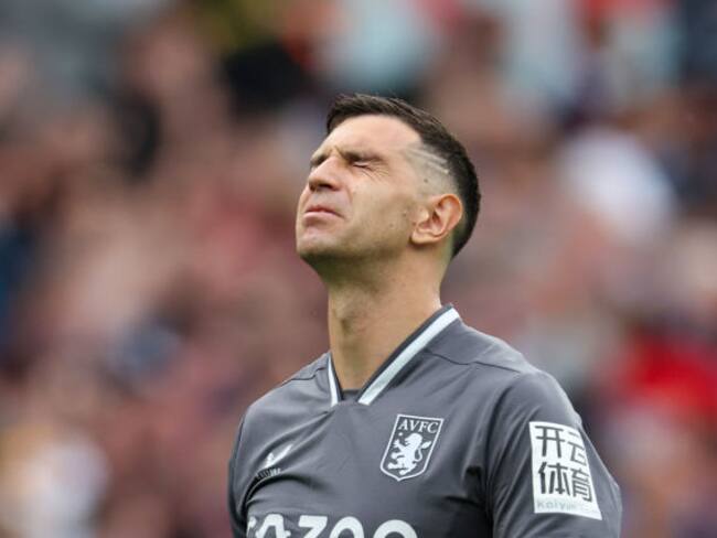 Emiliano Martínez, portero del Aston Villa y la Selección Argentina de Fútbol. Foto: Matthew Ashton - AMA/Getty Images