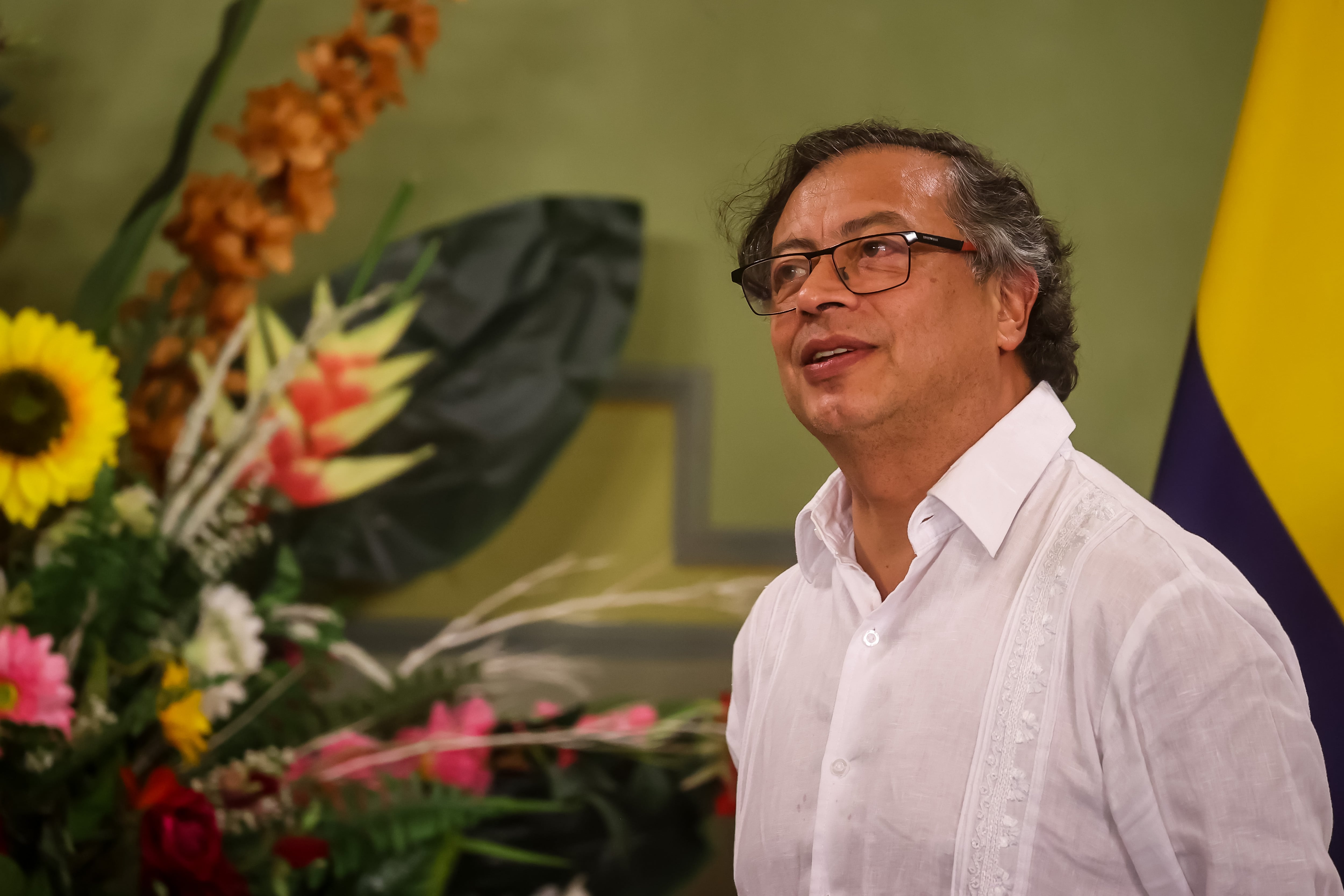 Presidente de la República de Colombia, Gustavo Petro. Foto: EFE.