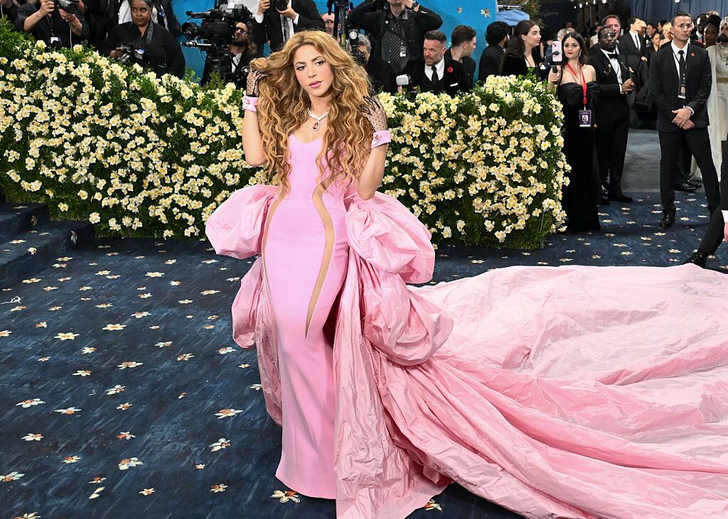 Shakira at The 2025 Met Gala Celebrating "Superfine: Tailoring Black Style" held at the Metropolitan Museum of Art on May 05, 2025 in New York, New York. (Photo by Michael Buckner/Penske Media via Getty Images)