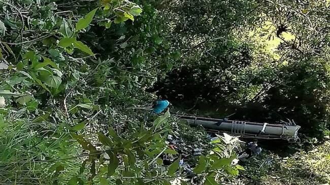 Accidente dejó cinco personas muertas. . Foto: suministrada.