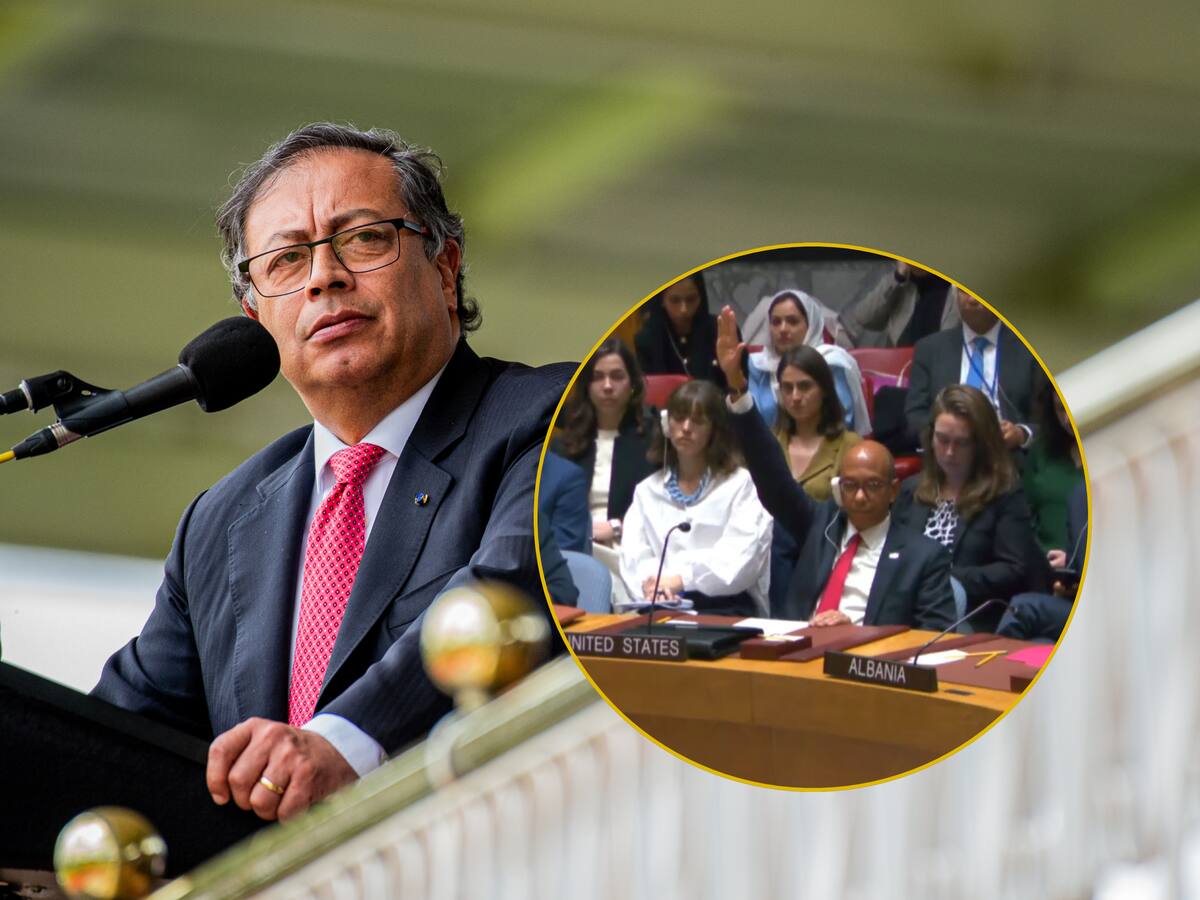 Petro cuestiona a EE.UU. por decisión en la ONU de no apoyar el cese al fuego en Gaza