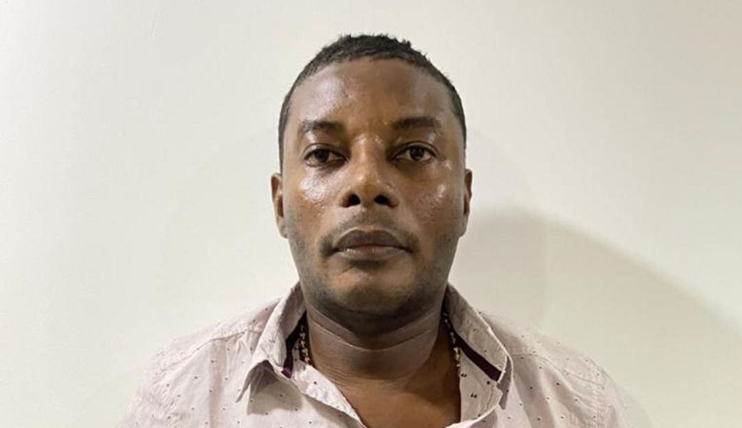 Juan Larinson Castro Estupiñán, conocido con el alias de ‘Matamba’. Foto: Colprensa.