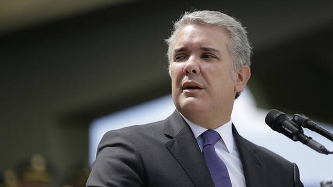 Duque insistió en que no ha cerrado la puerta al diálogo con el ELN. Foto: Colprensa