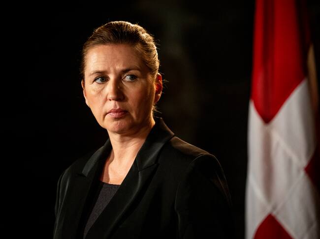 Primera ministra danesa, Mette Frederiksen. FOTO: EFE/EPA/Ida Marie Odgaard DENMARK OUT