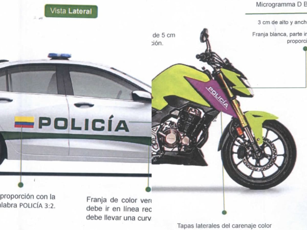Este será el nuevo color y diseño que usará la Policía en vehículos de la institución