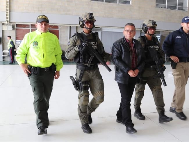 Gilberto Rincón, hermano del extraditado esmeraldero “Pedro Orejas”, también fue entregado a los Estados Unidos. Foto: Policía Nacional