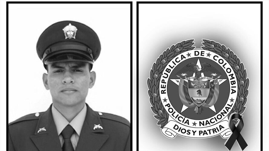 El uniformado identificado como Leoneris Alfonso Orozco Fandiño de 25 años de edad, era oriundo de Ciénaga, Magdalena. Foto: Policía Nacional