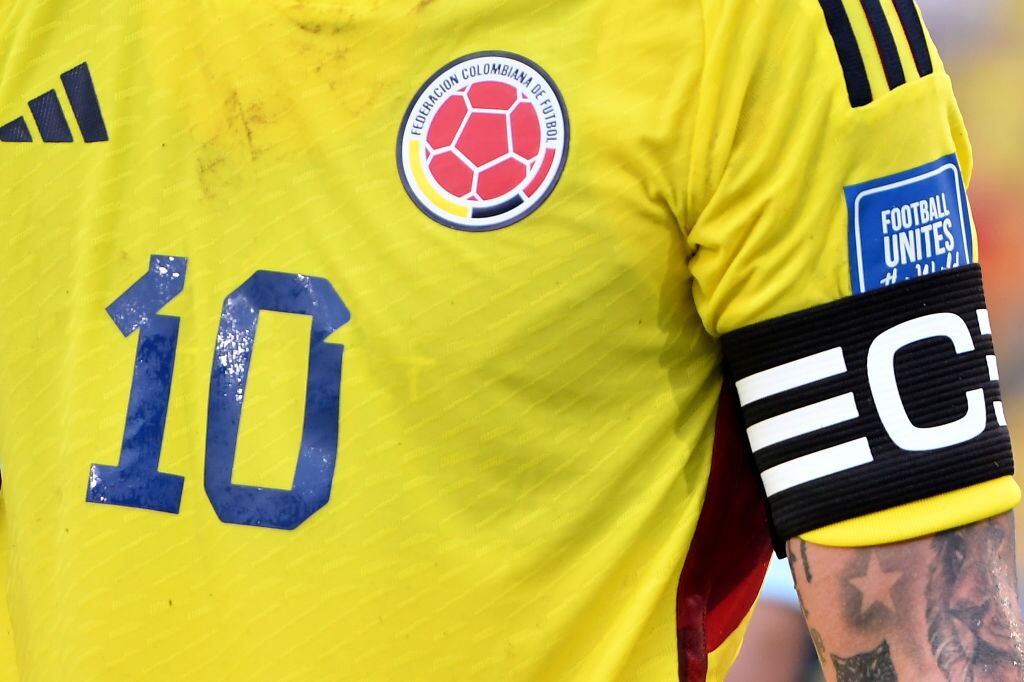 Camiseta James Rodríguez Selección Colombia. Foto: Gabriel Aponte/Getty Images.