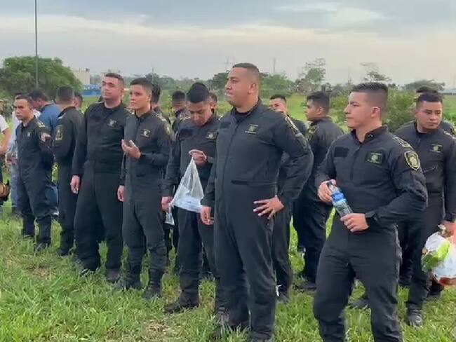 ¿Cómo se encuentran policías liberados en San Vicente del Caguán? Autoridades hablan