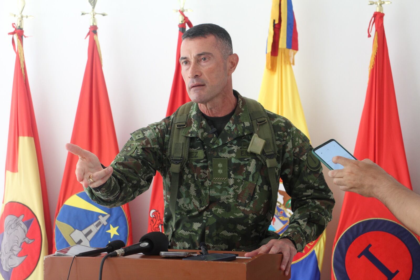 BG Royer Gómez Herrera, comandante de la Primera División del Ejército Nacional / Ejército