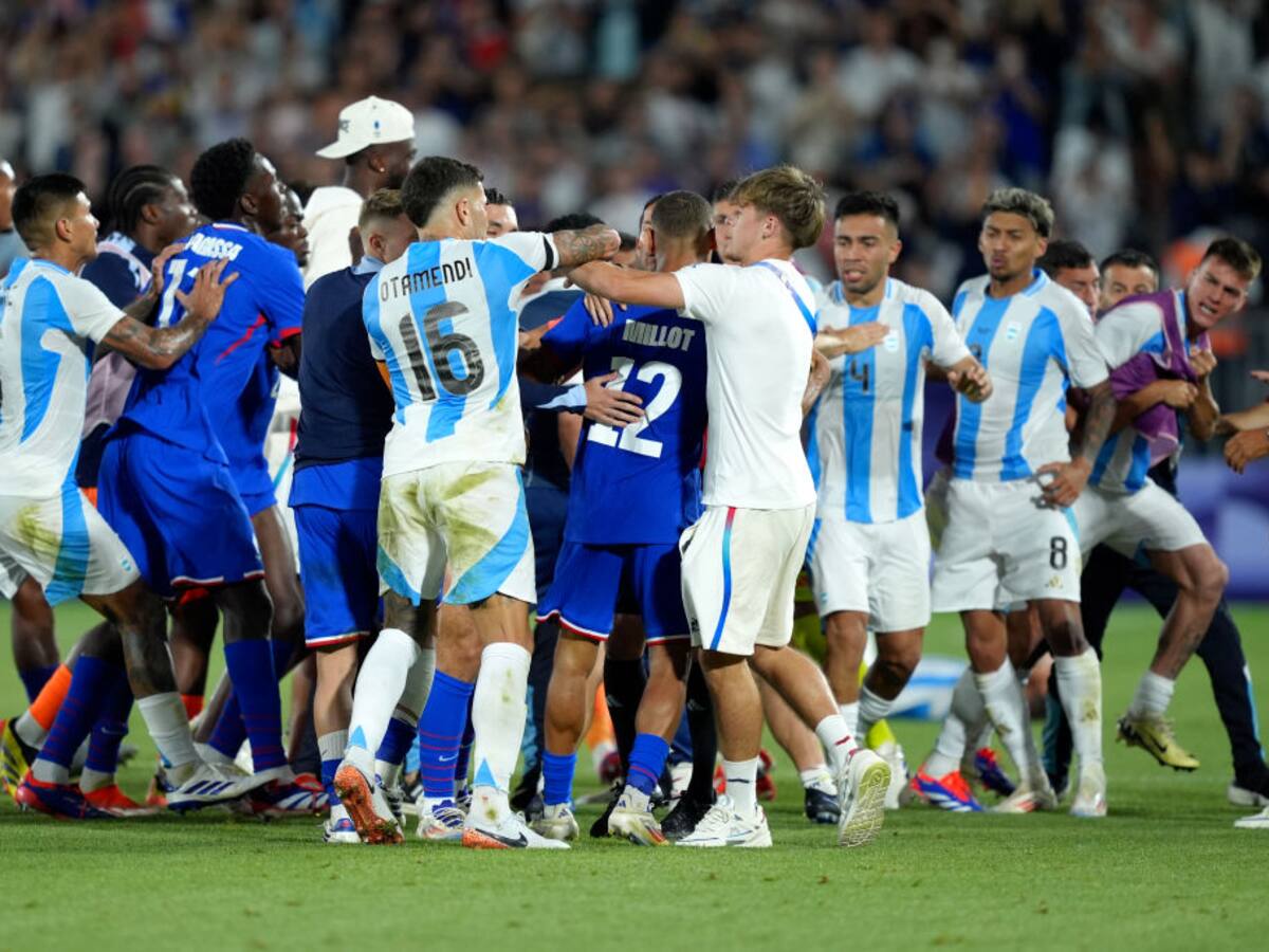 Video: Argentina perdió ante Francia en los Olímpicos y terminaron en pelea