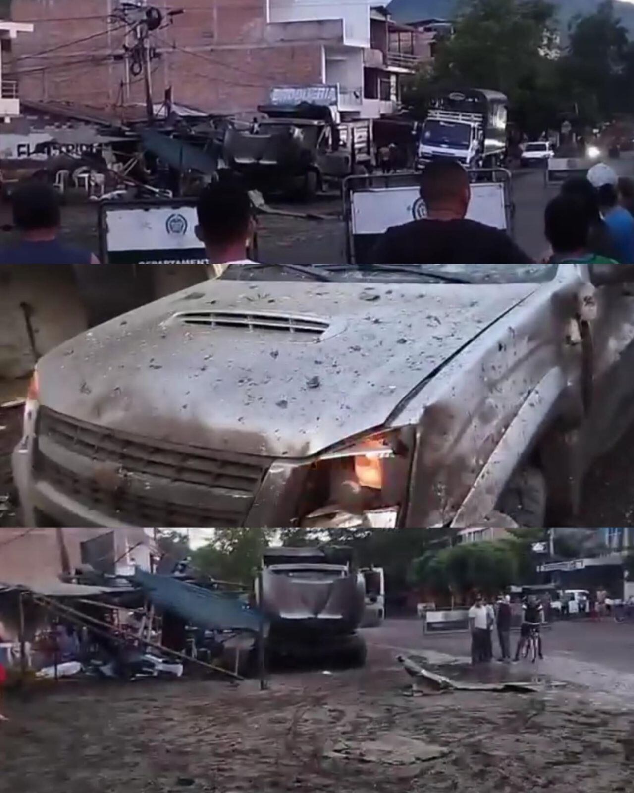 Carro bomba en Nariño. Foto: Suministrada