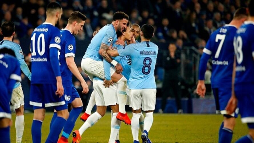 Manchester City da el golpe en Alemania al ganar al Schalke por 3-2. Foto: Getty Images