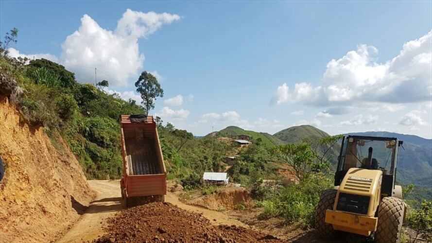 Arreglo de vías. Foto: Colprensa