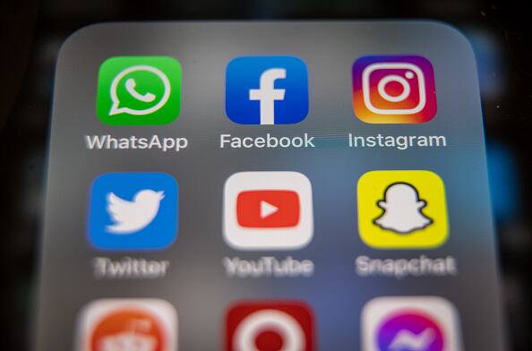 Facebook e Instagram. Foto:Getty