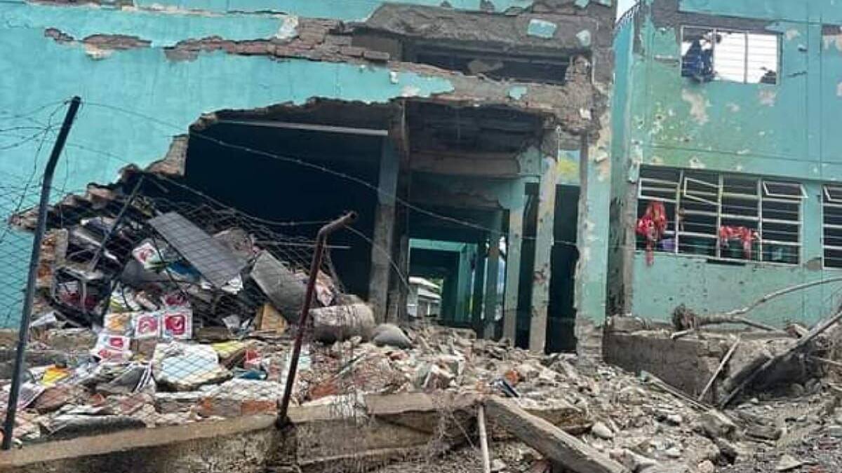 Activación de explosivo destruyó el colegio donde estudió Francia Márquez