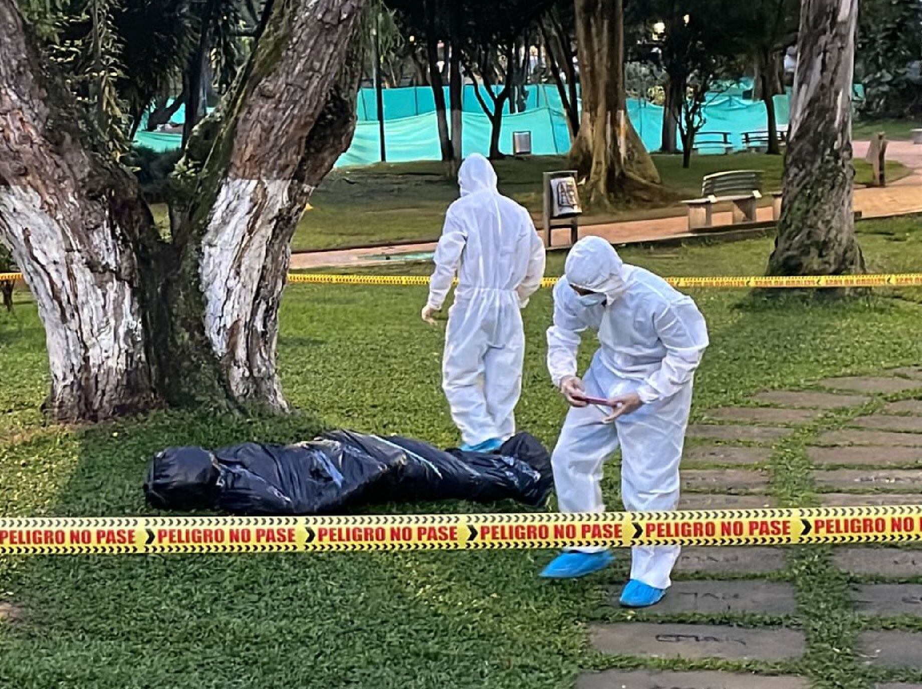 Bolsas negras en Bucaramanga. Foto: Cortesía a Melissa Múnera.