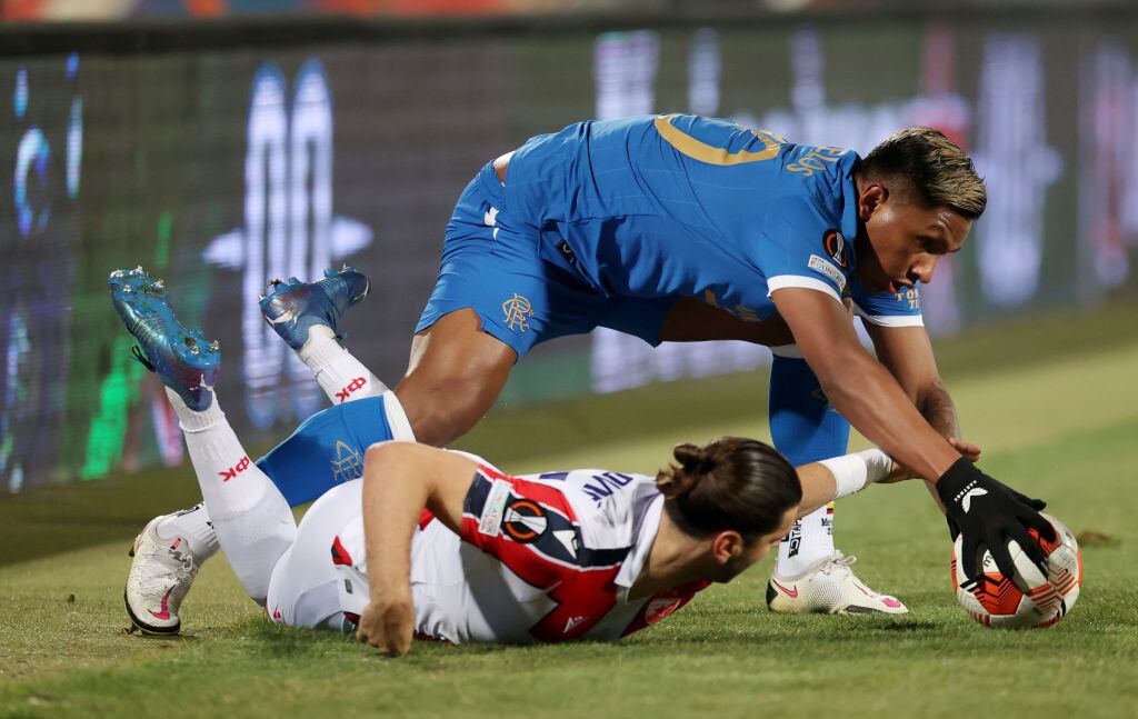 Alfredo Morelos en Rangers (Photo by Alex Pantling/Getty Images)