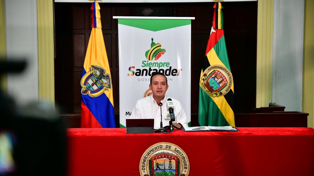 Tienen como caballito de batalla hablar mal de la administración: gobernador de Santander